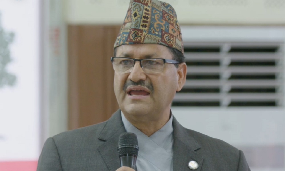 अमेरिका भ्रमण सकेर फर्किए परराष्ट्रमन्त्री एनपी साउद
